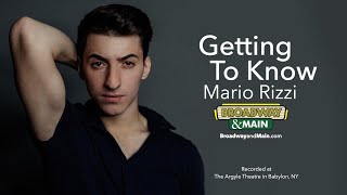 Getting To Know Mario Rizzi | Actor Profile on Broadway and Main by MyLITV 203 views 1 month ago 2 minutes, 12 seconds