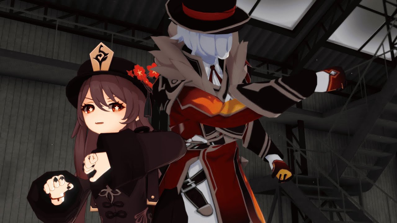 [MMD/Genshin Impact] Hutao attacks Fatui Skirmishes!
