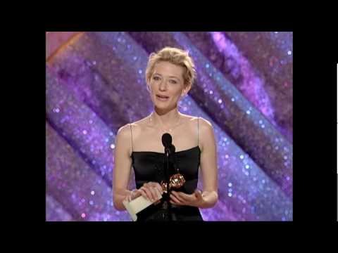 Golden Globes 1999 Cate Blanchett wins best actres...