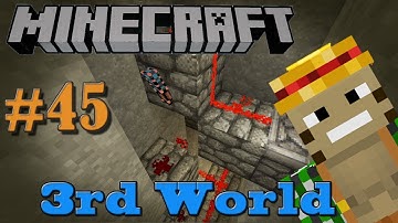 Underground Mobs-On-Demand (Part 2) - Redstone - Minecraft 3rd World LP #45