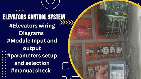 #elevator #panel ELEVATORS CONTROL SYSTEM AND ELEVATORS CONTROL PANEL WIRING DIAGRAM BASIC SETUP