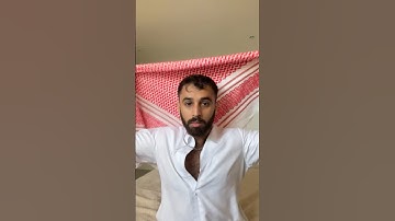 How to wrap a Keffiyeh scarf #arab #scarf
