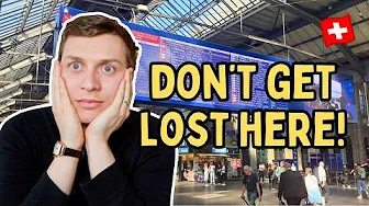 Navigating ZURICH HAUPTBAHNHOF: Walkthrough of Zurich Main Station + How to get to the airport!