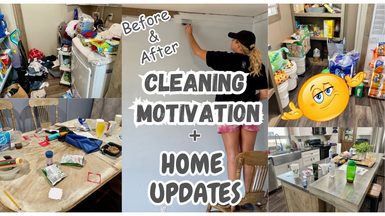 MY HOUSE IS COMPLETELY DISTROYED/ BEFORE AND AFTER CLEANING MOTIVATION 2024 + HOME UPDATES ...