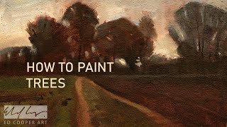 How To Paint Trees and Sky Holes