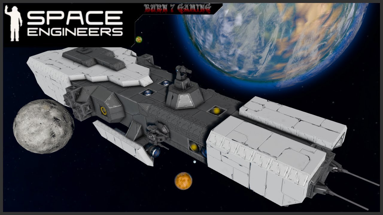 Space Engineers Ship showcase - IRW Infinity Corvette IC 01 - YouTube