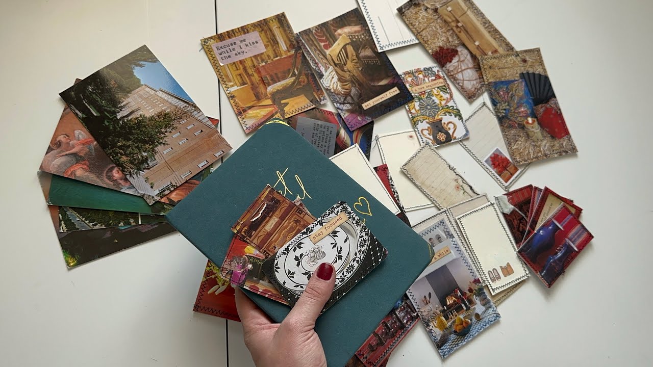 RECICLA Tus Revistas, Etiquetas de Ropa y Postales- Tarjetas, Tutorial Fácil Y rápido #diy #craft