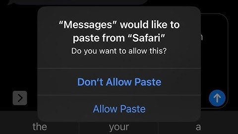 How to Fix Allow Paste keeps Popping Up in iOS 16?