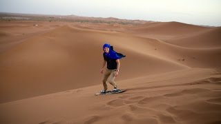 Sandboarding in the SAHARA DESERT!