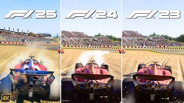 F1 25 vs F1 24 vs F1 23 | PC | Graphics and Details Comparison