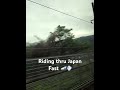 Bullet train ride to Osaka #japan