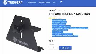 Triggera KRIGG (V3) - Kick Pedal Trigger Review