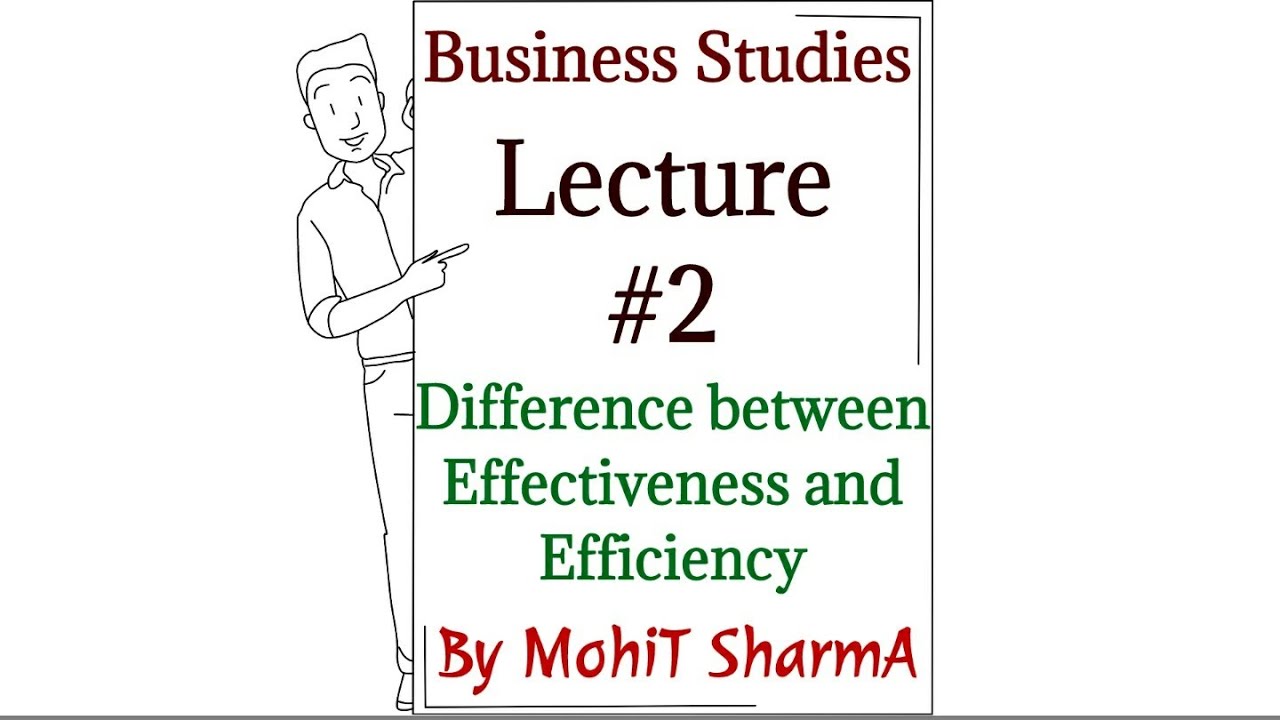 #2 Difference Between Effectiveness and Efficiency // Introduction of ...