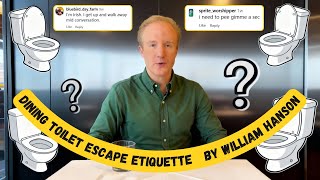 William Hanson Explains British Dining Toilet Escape Etiquette… and the Comments Are Pure Chaos 😂🇬🇧