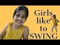 Girls like to swing  aarna jain  lets dance with aarna