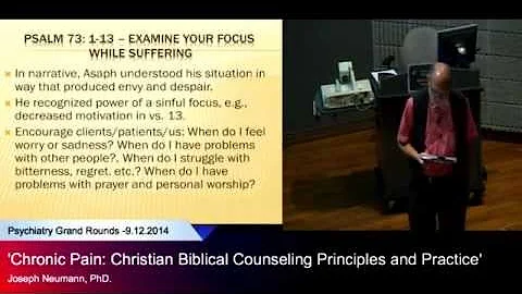 "Chronic Pain: Christian Biblical Counseling Princ...