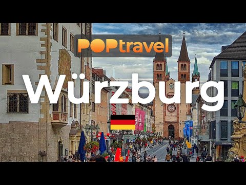 Walking in WÜRZBURG / Germany ??- 4K 60fps (UHD)