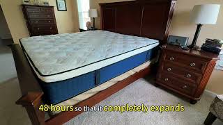 Unboxing Walmart hybrid mattress - worth buying？