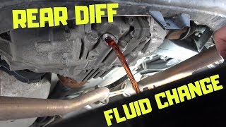 Rear differential fluid change Acura MDX