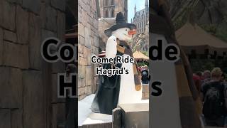 Riding Hagrid’s Motorbike