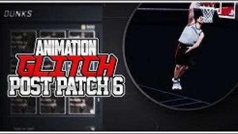 NBA 2k18 Patch 6 animation glitch