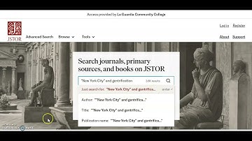 Two-Minute Videos: Using JSTOR