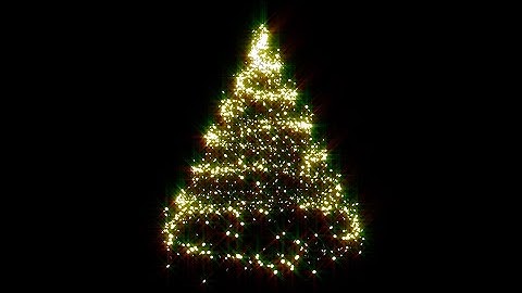 christmas video projections, particles on black background for holographic projections