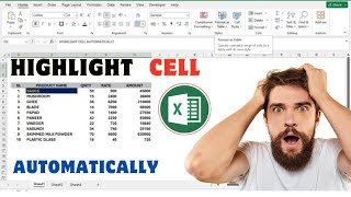 How To Highlight Active Cell Automatically || Conditional Formatting With Excel VBA