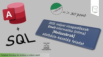 2020. májusi emelt informatika érettségi (infma) - Mellszobrok [Adatbázis / access + SQL]