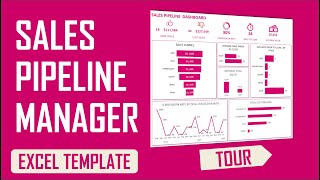 Sales Pipeline Manager Excel Template - Tour of Features