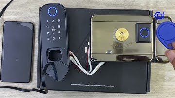 Hướng dẫn cài đặt khoá vân tay hai mặt Tuya wifi - Khoá cổng