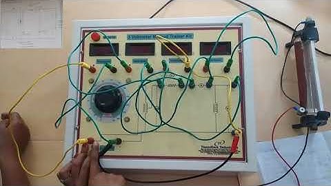Measurement of parameters of a choke coil using three voltmeter method