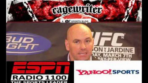 DANA WHITE talks Fedor's loss and James Toney in MMA