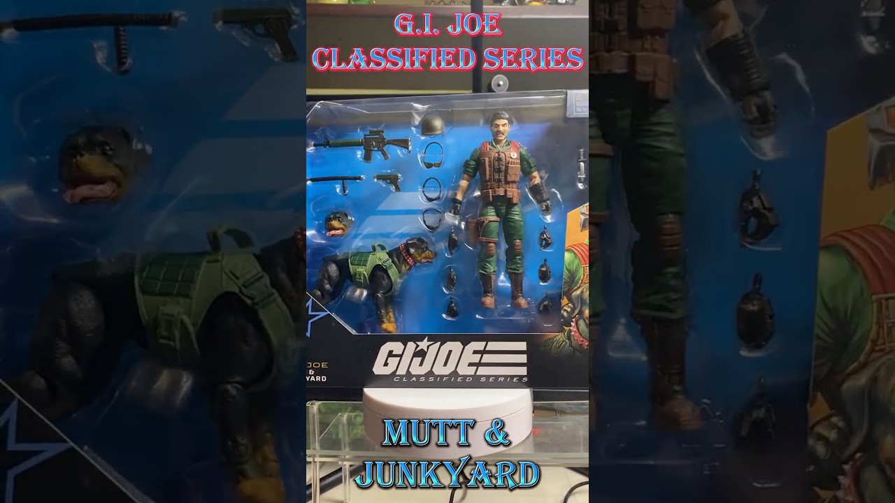 IN-BOX LOOK Mutt & Junkyard G.I. Joe Classified Series Action Figure