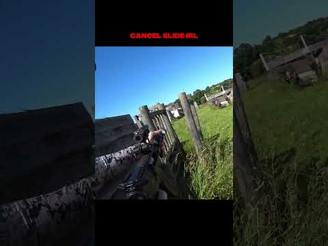 cancel slide irl #airsoft #airsoftcqb #airsoftfrance #warzone #paintball #milsim #army #war #gaming