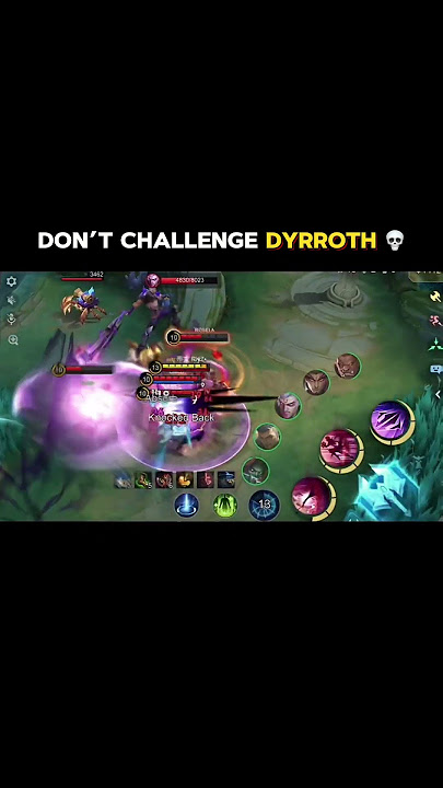 Dyrroth king of 1 vs 5 ?!💀 #mobilelegends #mlbb #dyrroth