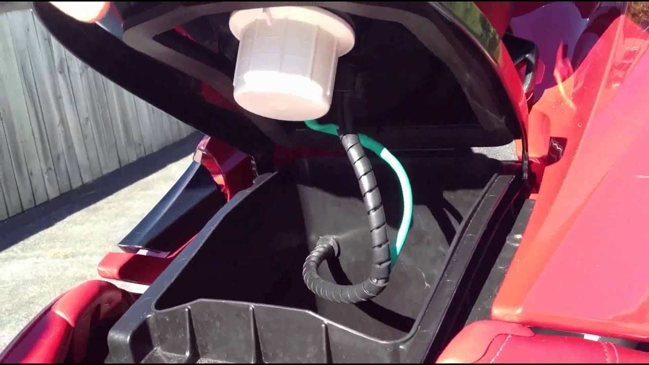 Installing a Portable Fishfinder for Jet Ski Fishing - YouTube