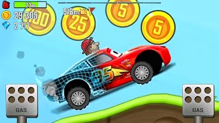 Lightning McQueen Hill Climb Racing - New Gameplay (2021) screenshot 5