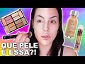 PREPARAÇÃO DE PELE COM PRODUTOS QUE NUNCA USEI 😱 SOCORROOO