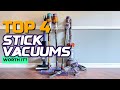 Top 4 Stick Vacuums in 2026 – Best for Pets, Carpets &amp; Hard Floors