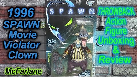 McFarlane Violator CLOWN 1996 Spawn Movie Throwback Action Figure Review