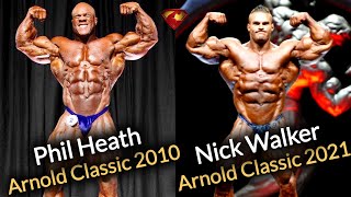 Nick Walker (Arnold Classic 2021) vs Phil Heath (Arnold Classic 2010)