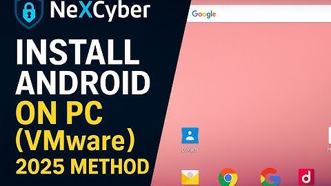 How to Install Android-x86 on VMware Workstation | Run Android on PC