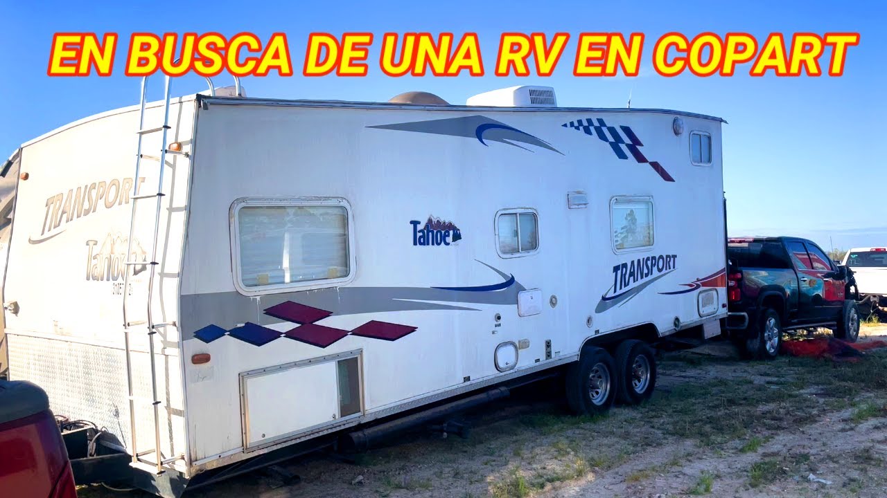 buscando una RV en la subasta de copart en houston texas - YouTube