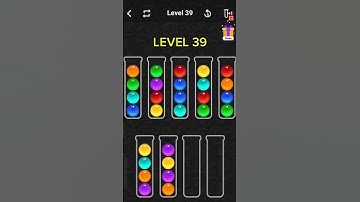 🧩 LEVEL 39 : Color Short 🎯 Color Sort Level 39 @SDSGAMING. #shorts