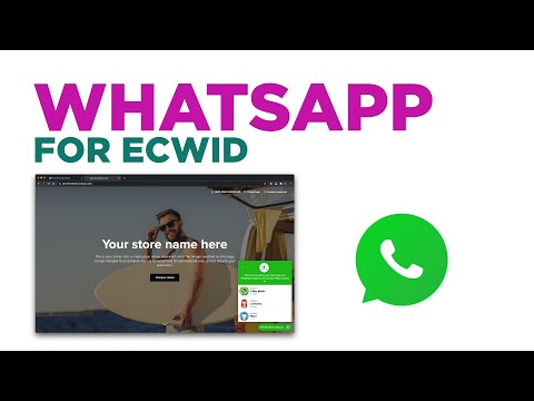 WhatsApp Widget ECWID website - STEP BY STEP ?️