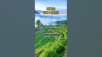 beda rezeki dan gaji#videoshort #quotes ##motivationalvideo #katabijak #masukberanda