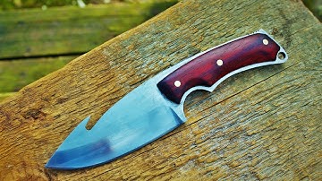 Making a CS:GO GUT KNIFE From 1095 High Carbon