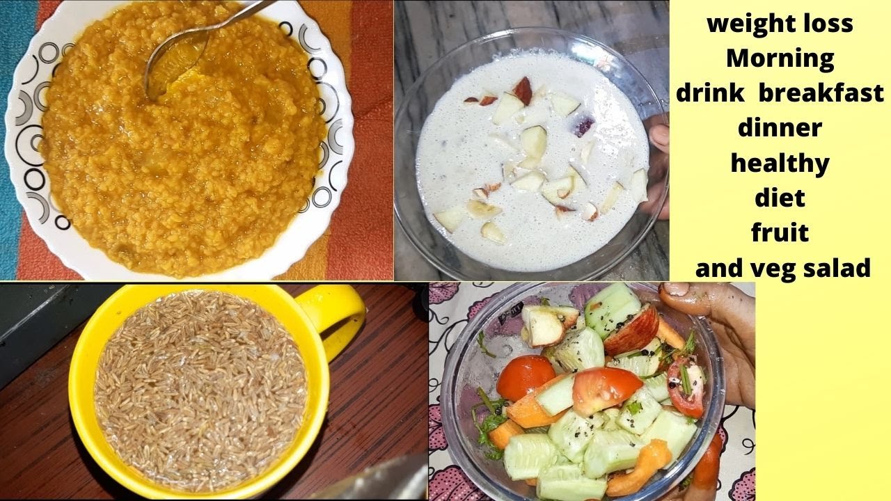 weight loss Morning drink breakfast dinner healthy diet fruit and veg
