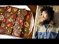 DIY Dried Fruits Chocolate Bark / الشوكولاته مع الفواكه المجففة